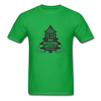 Perhaps The Rock Was Holding Onto It B Unisex Classic T-Shirt - bright green