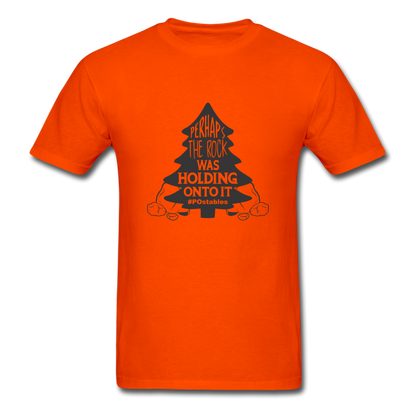 Perhaps The Rock Was Holding Onto It B Unisex Classic T-Shirt - orange