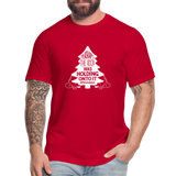 Perhaps The Rock Was Holding Onto It W Unisex Jersey T-Shirt by Bella + Canvas - red