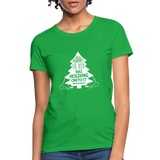Perhaps The Rock Was Holding Onto It W Women's T-Shirt - bright green