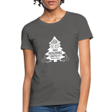 Perhaps The Rock Was Holding Onto It W Women's T-Shirt - charcoal