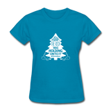 Perhaps The Rock Was Holding Onto It W Women's T-Shirt - turquoise