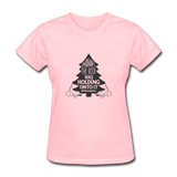 Perhaps The Rock Was Holding Onto It B Women's T-Shirt - pink