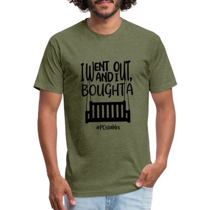 I Bought A Porch Swing B Fitted Cotton/Poly T-Shirt by Next Level - heather military green