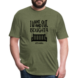 I Bought A Porch Swing B Fitted Cotton/Poly T-Shirt by Next Level - heather military green