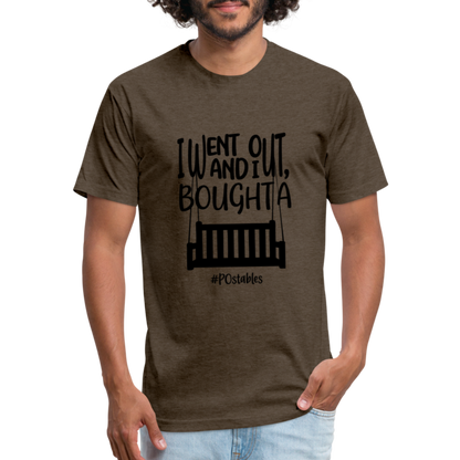 I Bought A Porch Swing B Fitted Cotton/Poly T-Shirt by Next Level - heather espresso