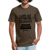 I Bought A Porch Swing B Fitted Cotton/Poly T-Shirt by Next Level - heather espresso