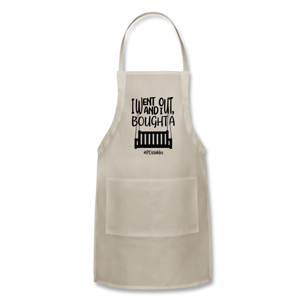 I Bought A Porch Swing B Adjustable Apron - natural