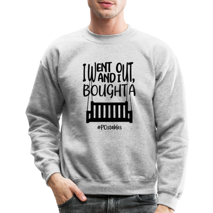 I Bought A Porch Swing B Crewneck Sweatshirt - heather gray