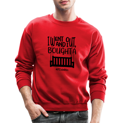 I Bought A Porch Swing B Crewneck Sweatshirt - red