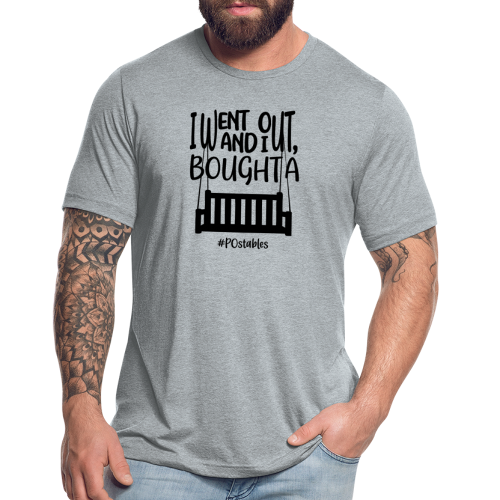 I Bought A Porch Swing B Unisex Tri-Blend T-Shirt - heather grey