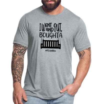 I Bought A Porch Swing B Unisex Tri-Blend T-Shirt - heather grey