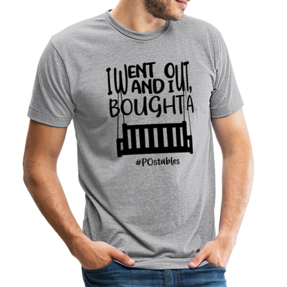 I Bought A Porch Swing B Unisex Tri-Blend T-Shirt - heather grey