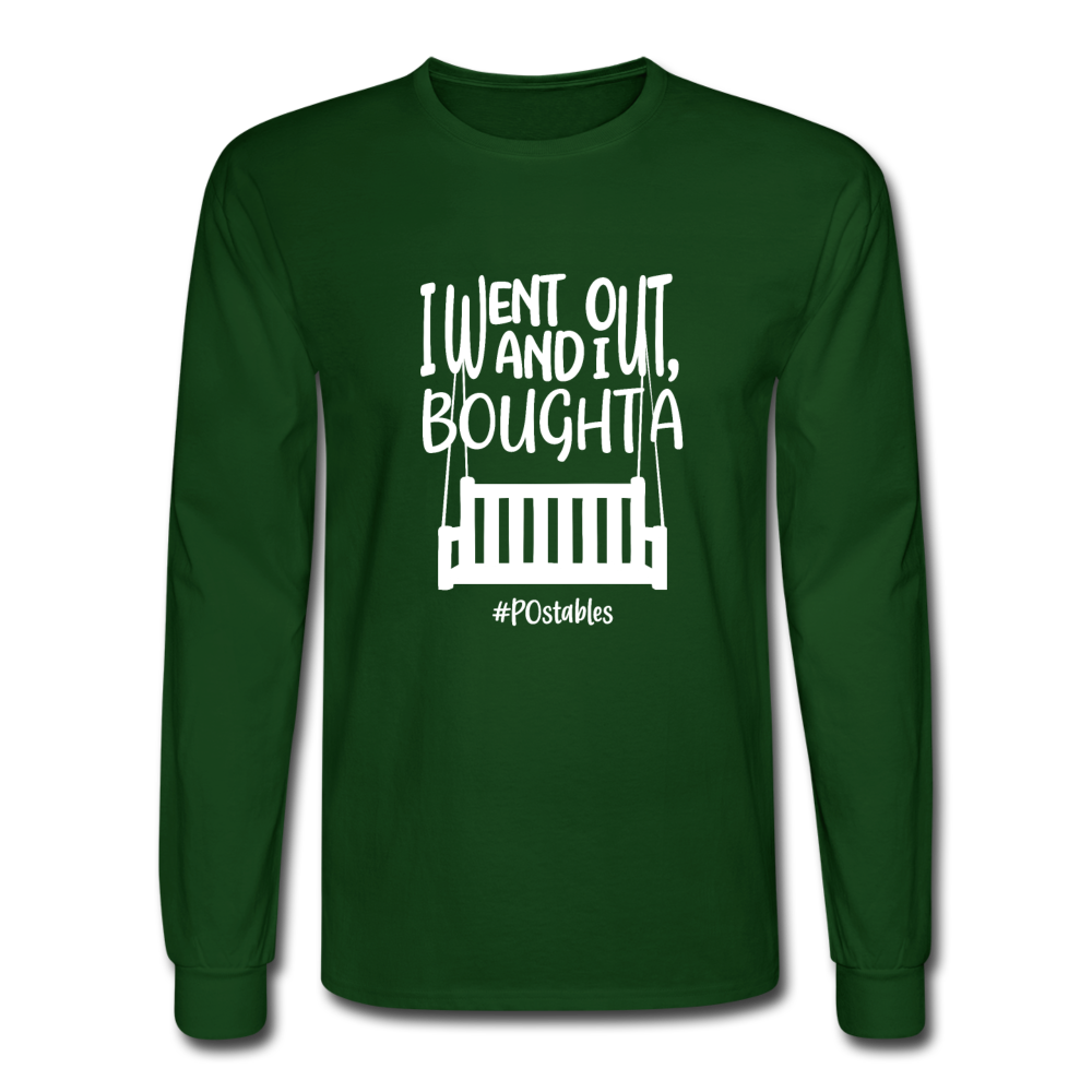 I Bought A Porch Swing W Men's Long Sleeve T-Shirt - forest green