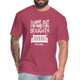 I Bought A Porch Swing W Fitted Cotton/Poly T-Shirt by Next Level - heather burgundy