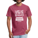 I Bought A Porch Swing W Fitted Cotton/Poly T-Shirt by Next Level - heather burgundy
