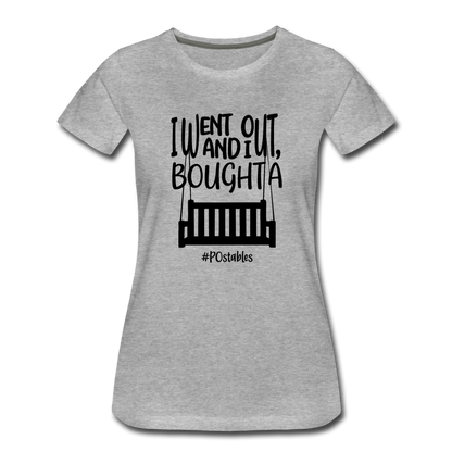 I Bought A Porch Swing B Women’s Premium T-Shirt - heather gray