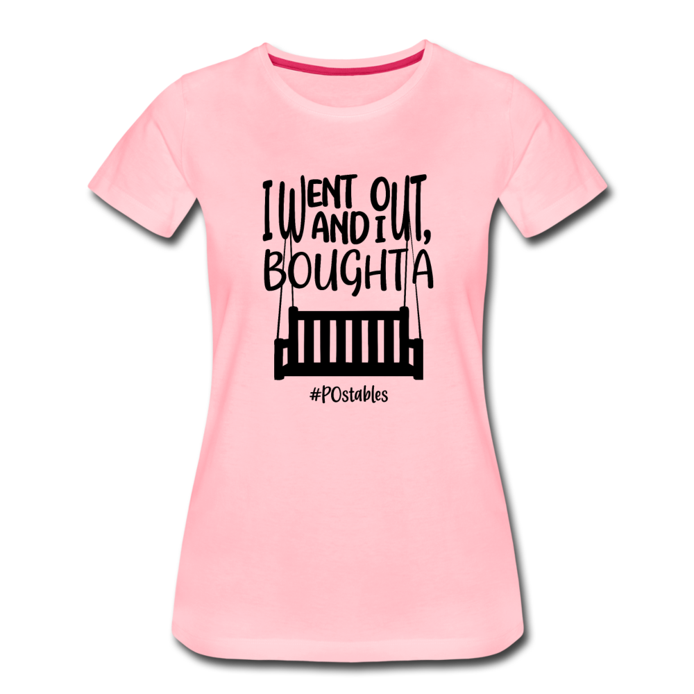 I Bought A Porch Swing B Women’s Premium T-Shirt - pink