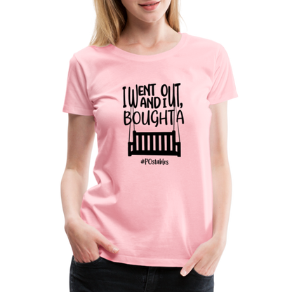 I Bought A Porch Swing B Women’s Premium T-Shirt - pink