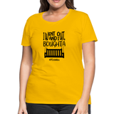 I Bought A Porch Swing B Women’s Premium T-Shirt - sun yellow