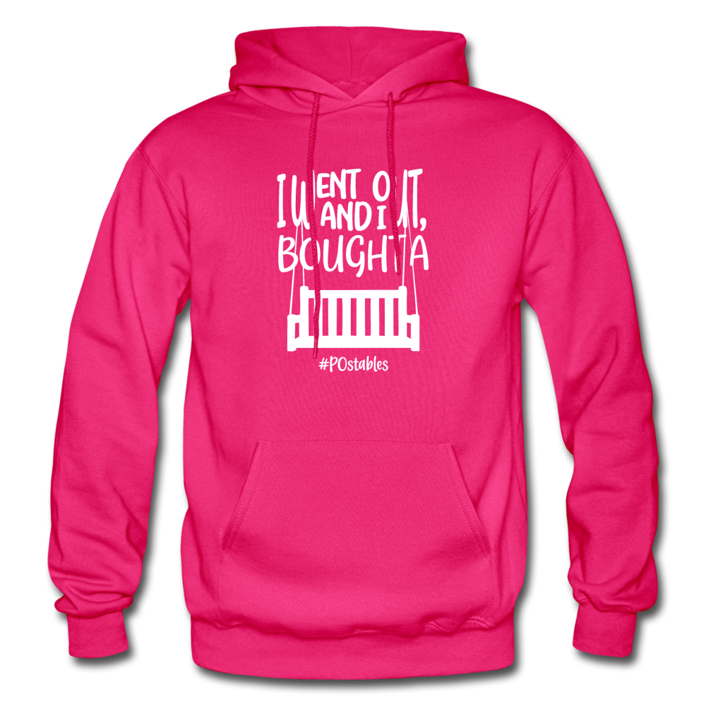 I Bought A Porch Swing W Gildan Heavy Blend Adult Hoodie - fuchsia