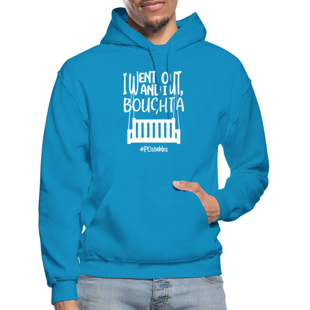 I Bought A Porch Swing W Gildan Heavy Blend Adult Hoodie - turquoise