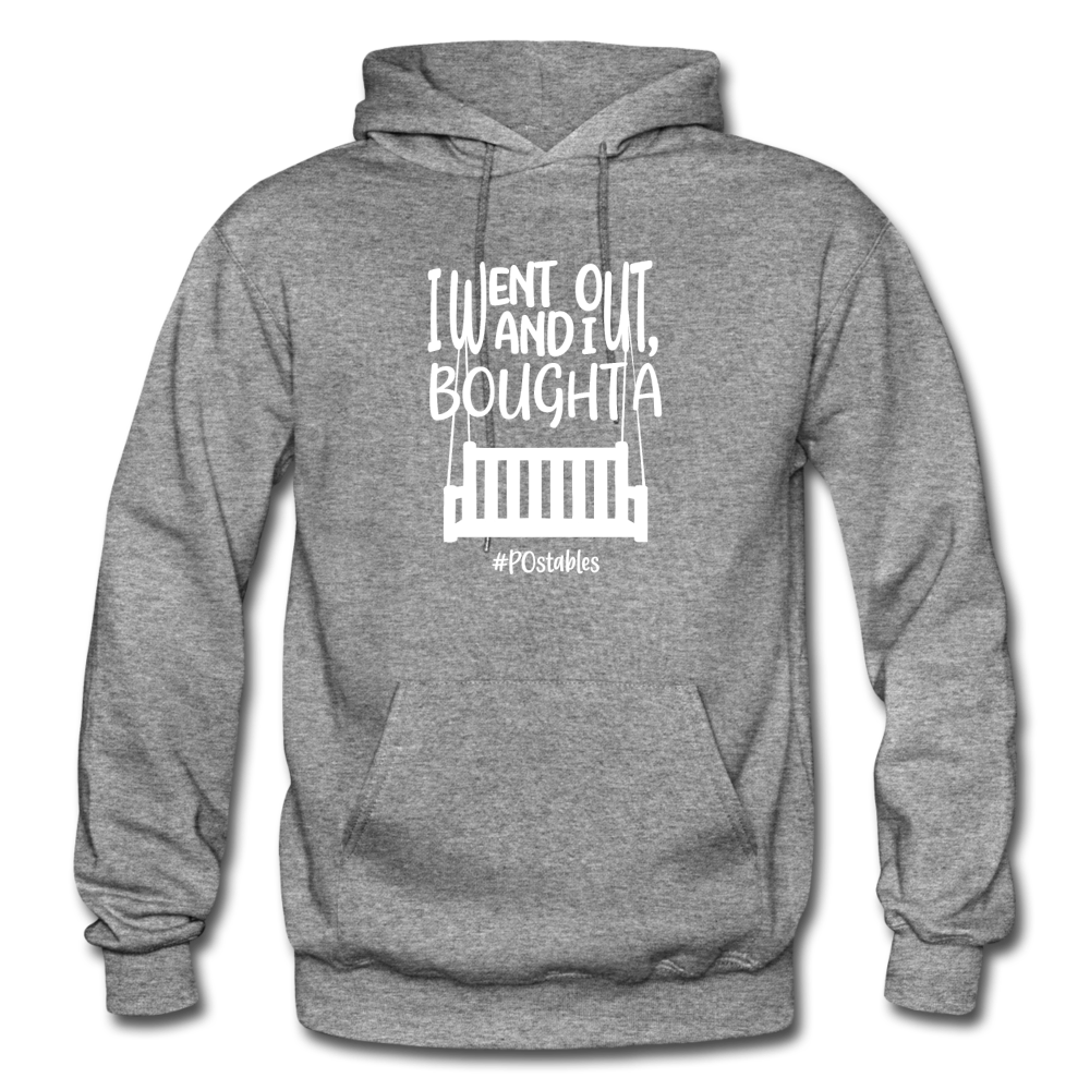 I Bought A Porch Swing W Gildan Heavy Blend Adult Hoodie - graphite heather