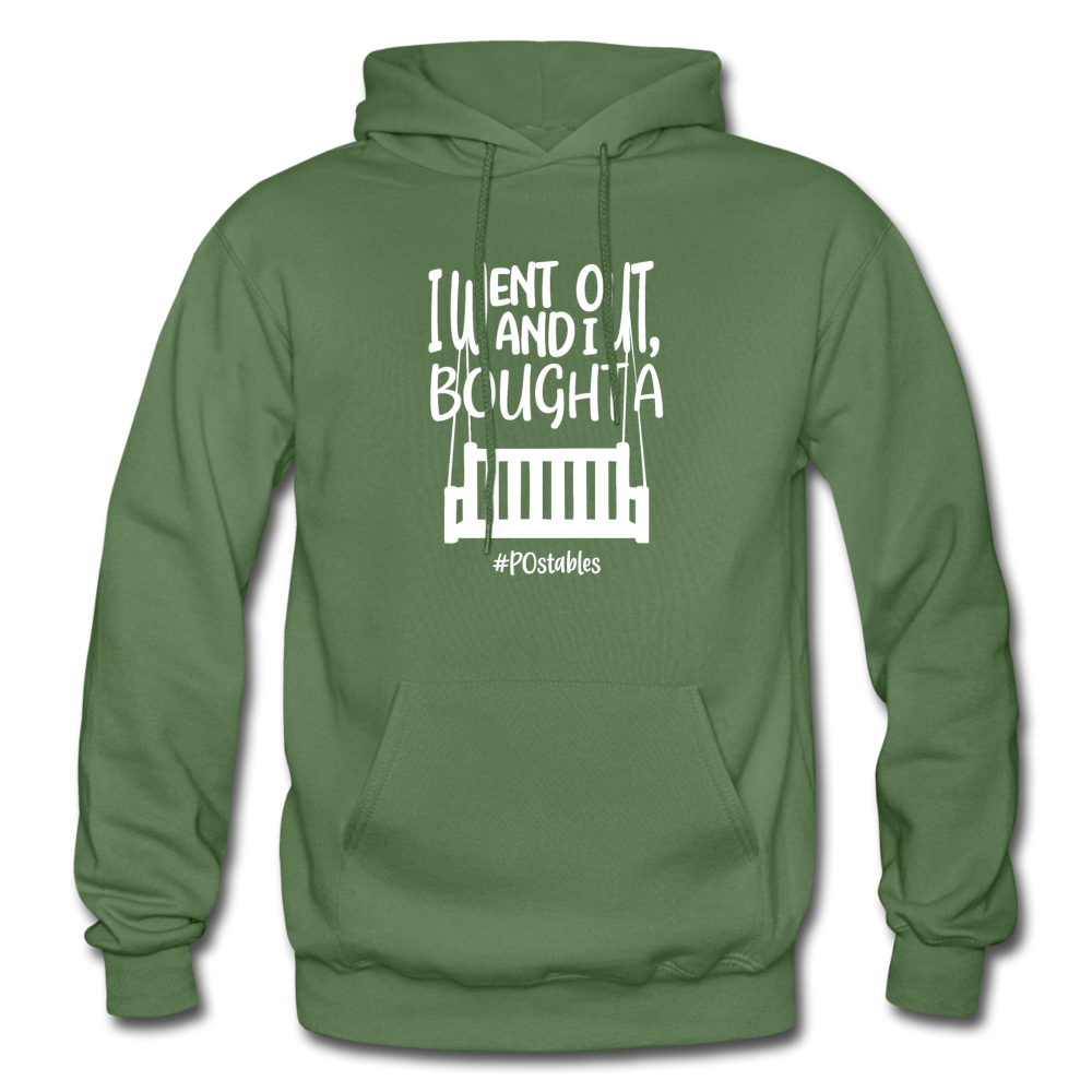 I Bought A Porch Swing W Gildan Heavy Blend Adult Hoodie - military green