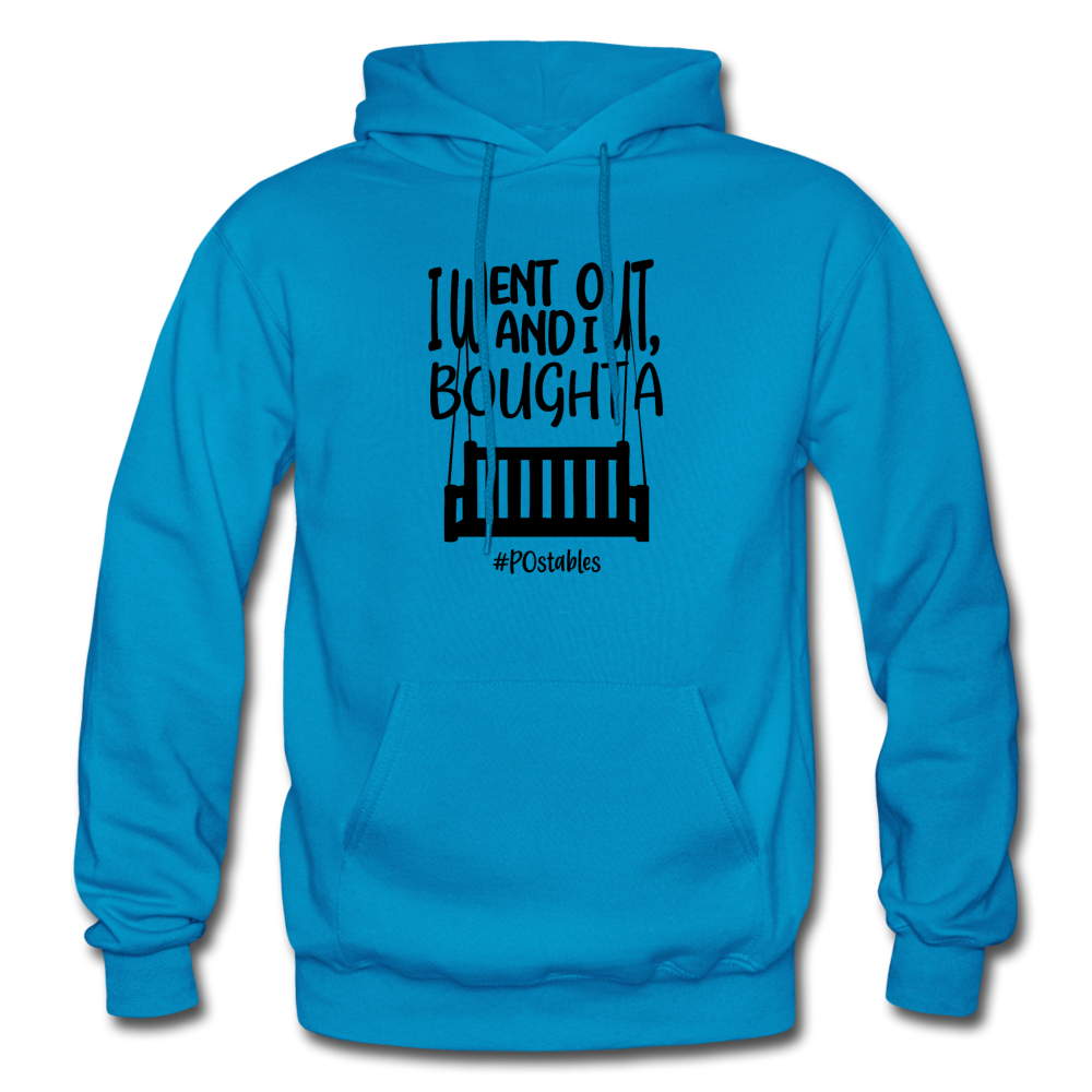 I Bought A Porch Swing B Gildan Heavy Blend Adult Hoodie - turquoise