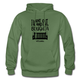 I Bought A Porch Swing B Gildan Heavy Blend Adult Hoodie - military green