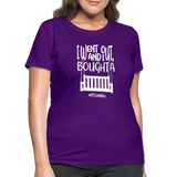 I Bought A Porch Swing W Women's T-Shirt - purple
