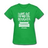 I Bought A Porch Swing W Women's T-Shirt - bright green