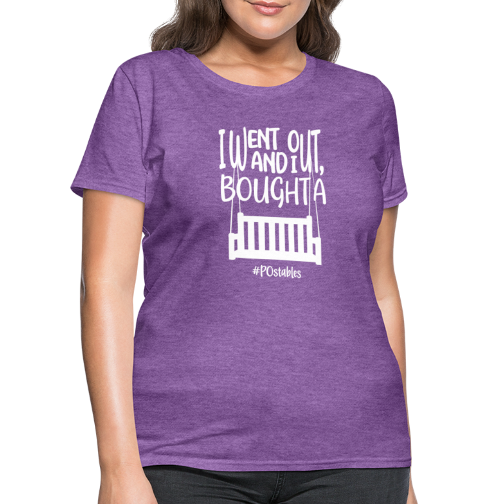I Bought A Porch Swing W Women's T-Shirt - purple heather