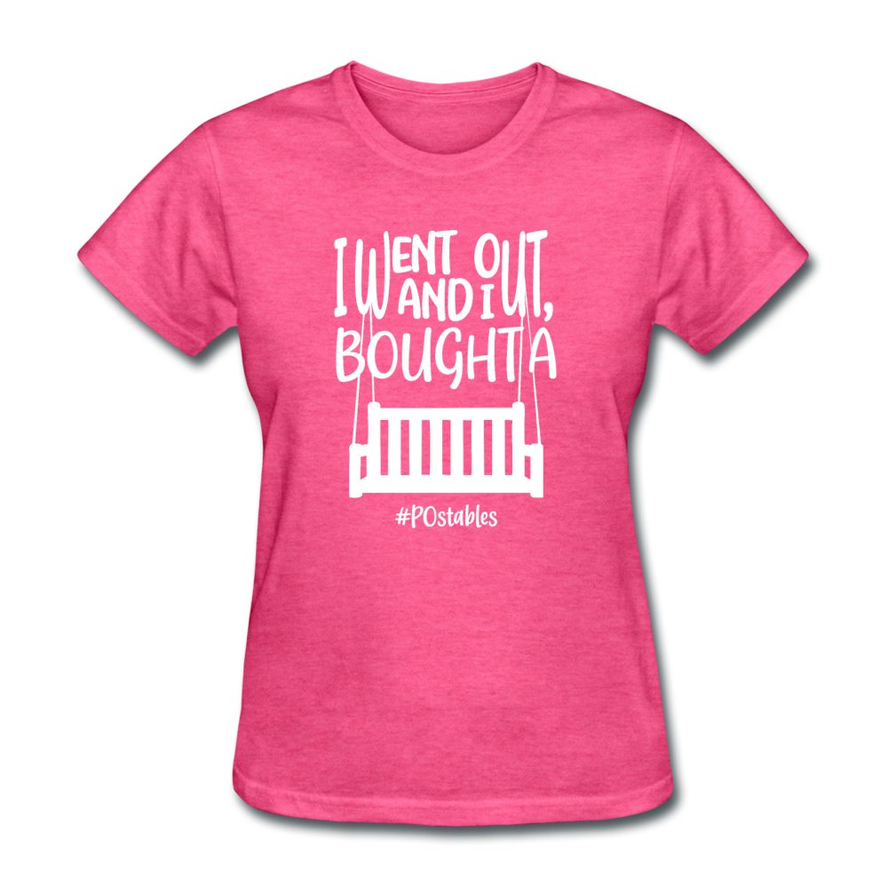 I Bought A Porch Swing W Women's T-Shirt - heather pink