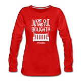 I Bought A Porch Swing W Women's Premium Long Sleeve T-Shirt - red