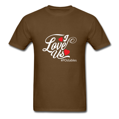 I Love Us W Unisex Classic T-Shirt - brown