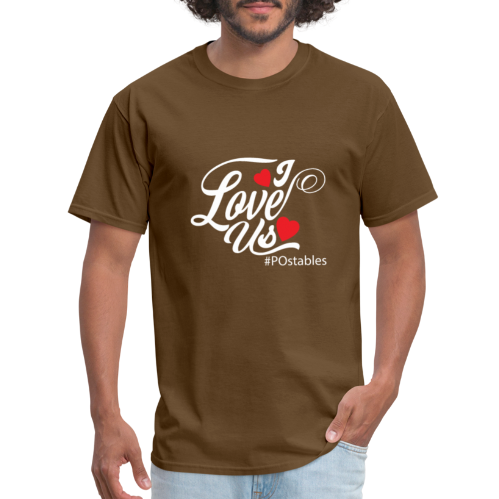 I Love Us W Unisex Classic T-Shirt - brown