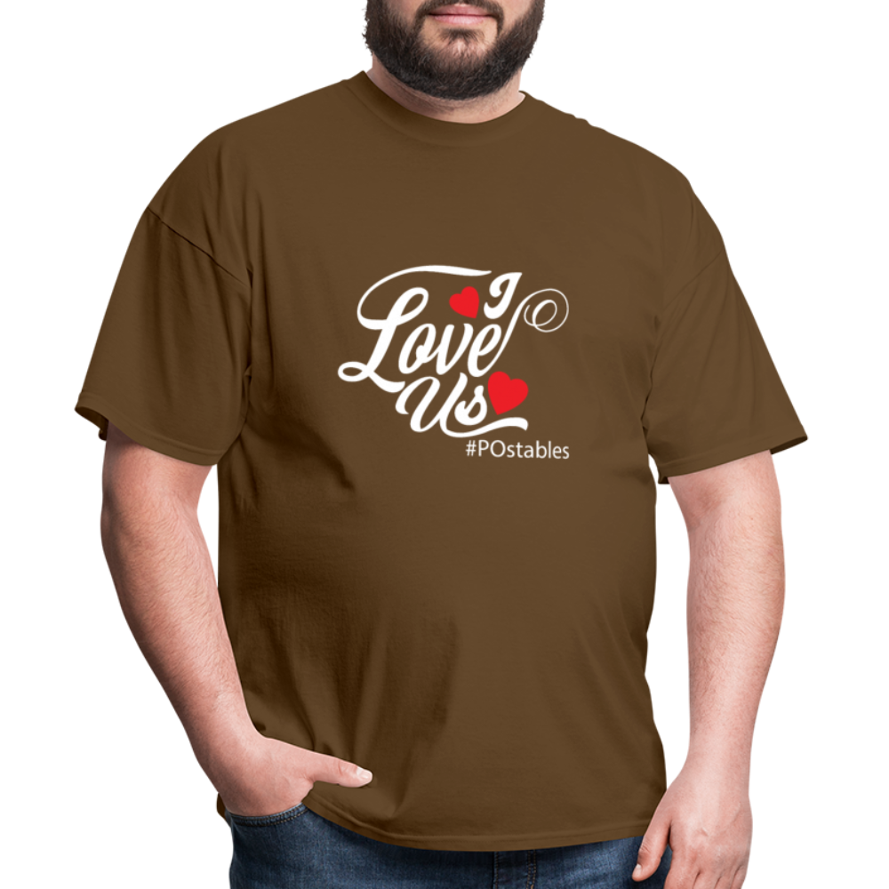 I Love Us W Unisex Classic T-Shirt - brown