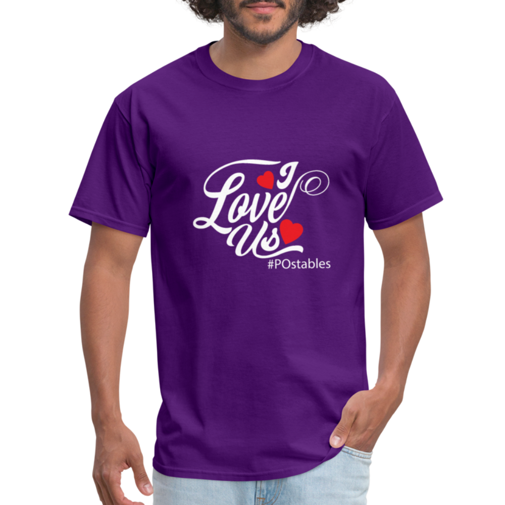 I Love Us W Unisex Classic T-Shirt - purple