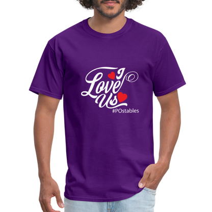 I Love Us W Unisex Classic T-Shirt - purple