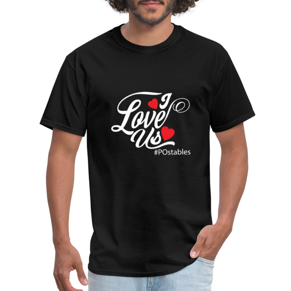 I Love Us W Unisex Classic T-Shirt - black