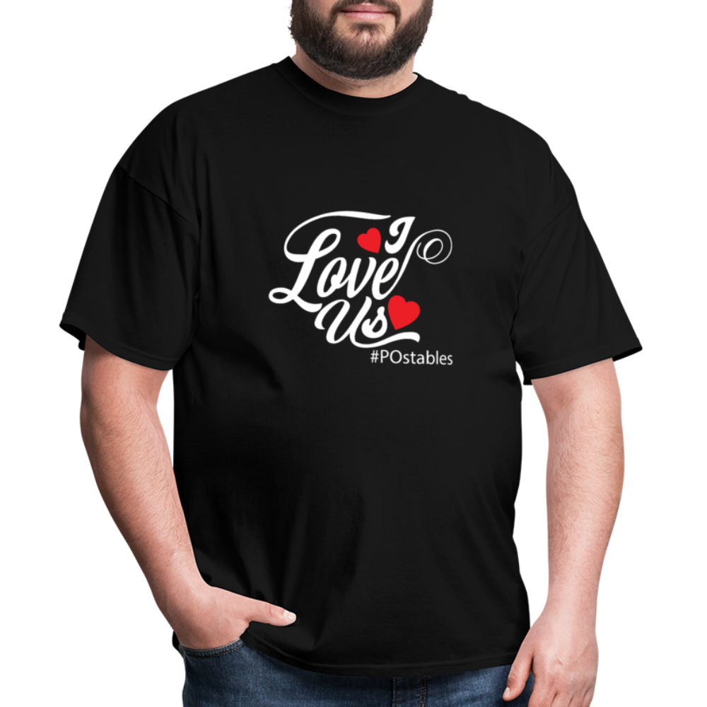 I Love Us W Unisex Classic T-Shirt - black