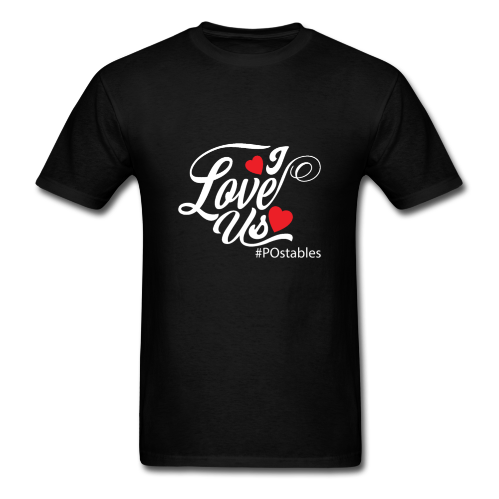 I Love Us W Unisex Classic T-Shirt - black