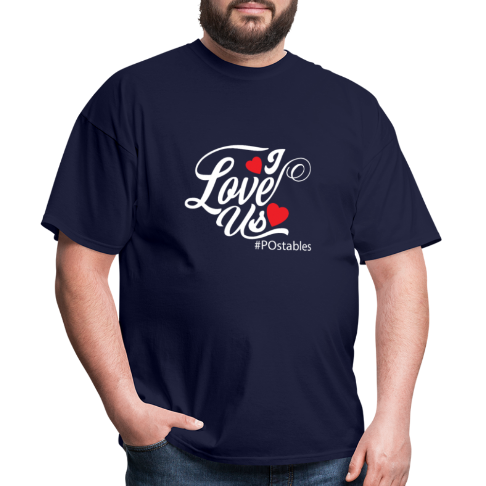 I Love Us W Unisex Classic T-Shirt - navy