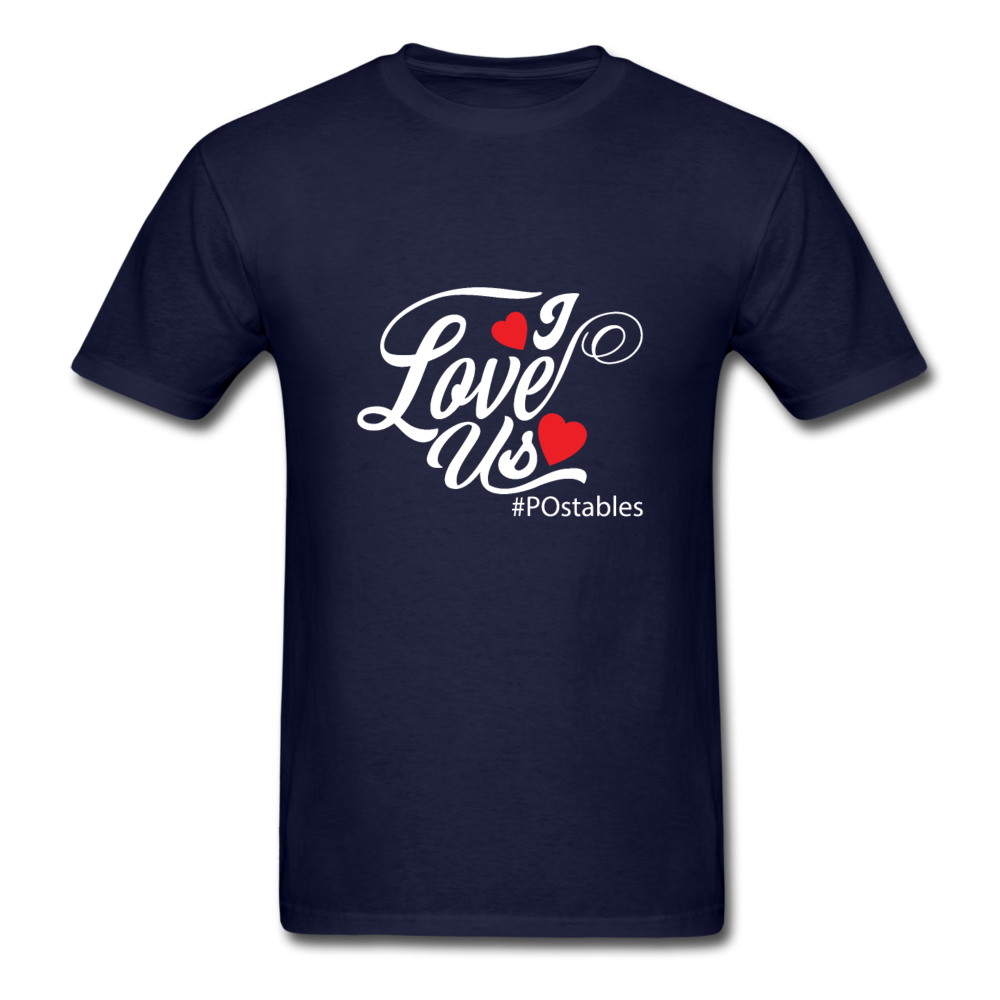 I Love Us W Unisex Classic T-Shirt - navy