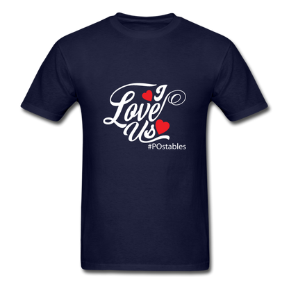 I Love Us W Unisex Classic T-Shirt - navy