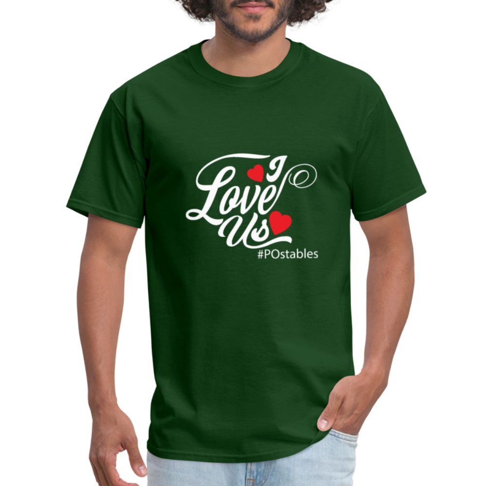 I Love Us W Unisex Classic T-Shirt - forest green