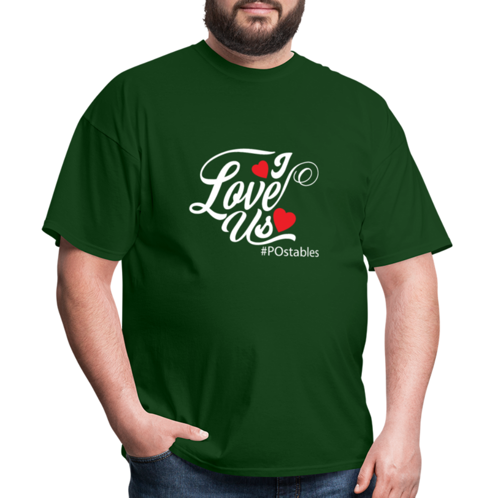 I Love Us W Unisex Classic T-Shirt - forest green