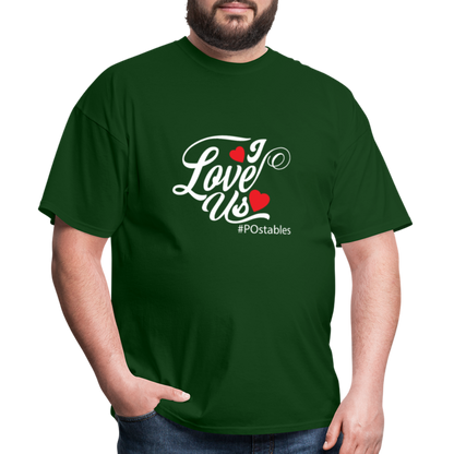 I Love Us W Unisex Classic T-Shirt - forest green