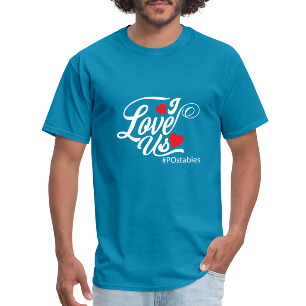 I Love Us W Unisex Classic T-Shirt - turquoise